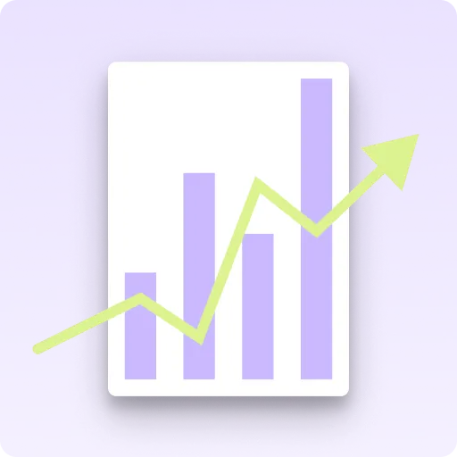 An upwards trending chart