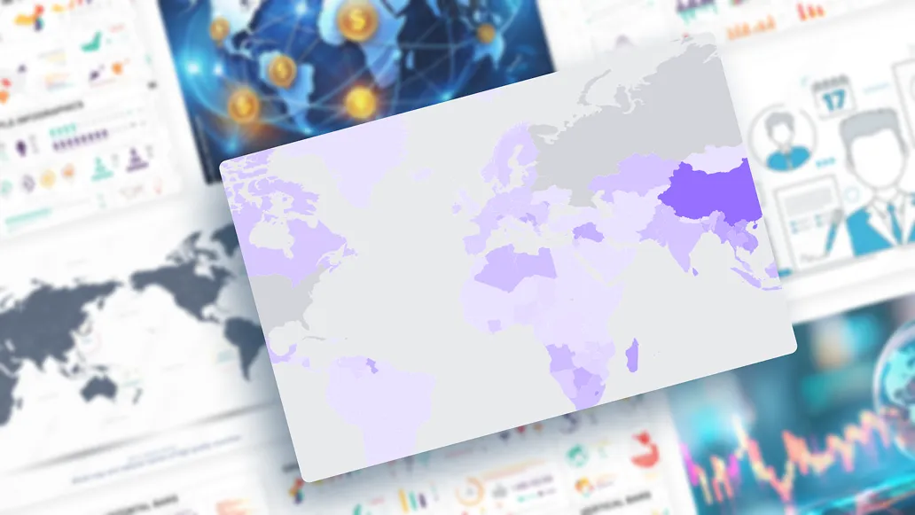 An image of a world map