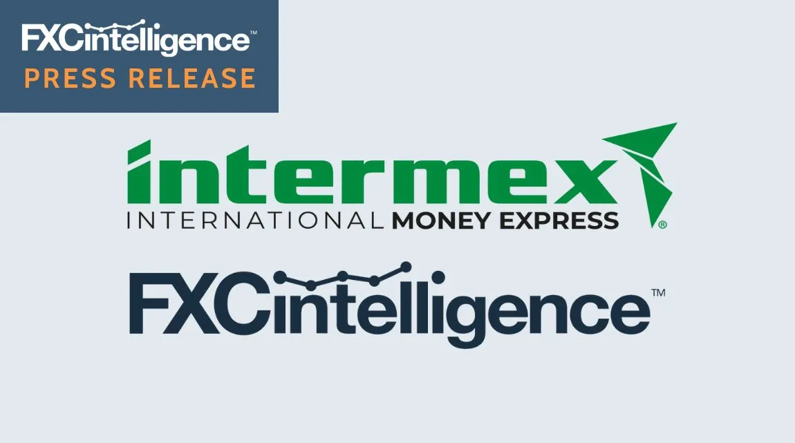 The logos of Intermex and FXC Intelligence