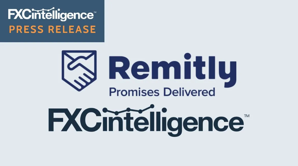 The logos of Remitly and FXC Intelligence